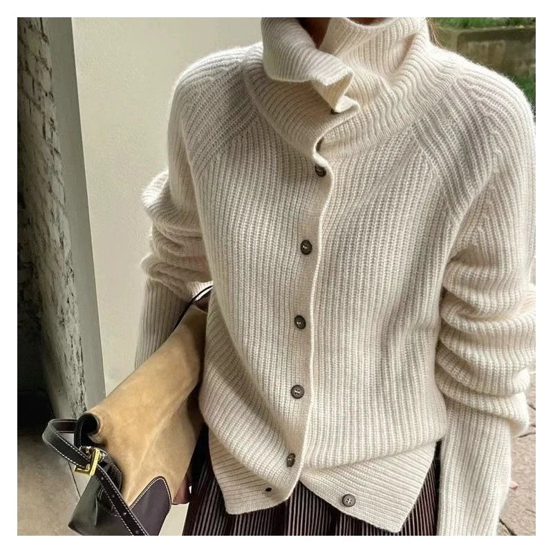 Sheepskin Belted Long Leather Coat