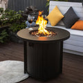 30inch Propane Round Fire Table 40000BTU Propane Fire Pit Table image 0