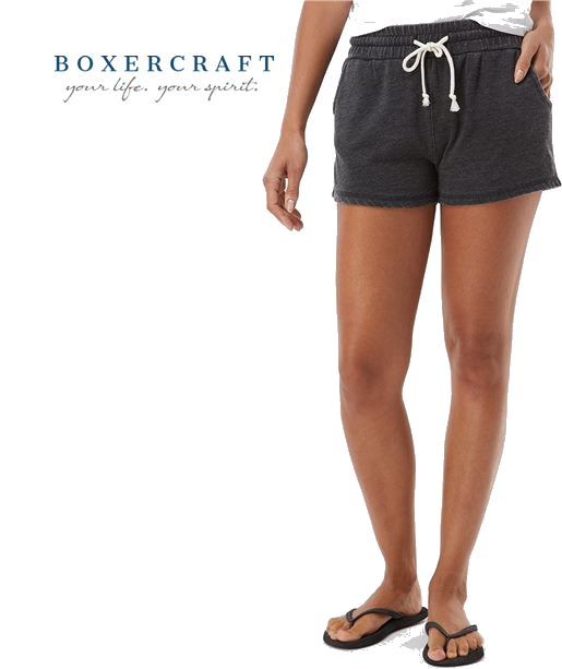 Boxercraft Women’s Enzyme Washed Rally Shorts K11 image 0