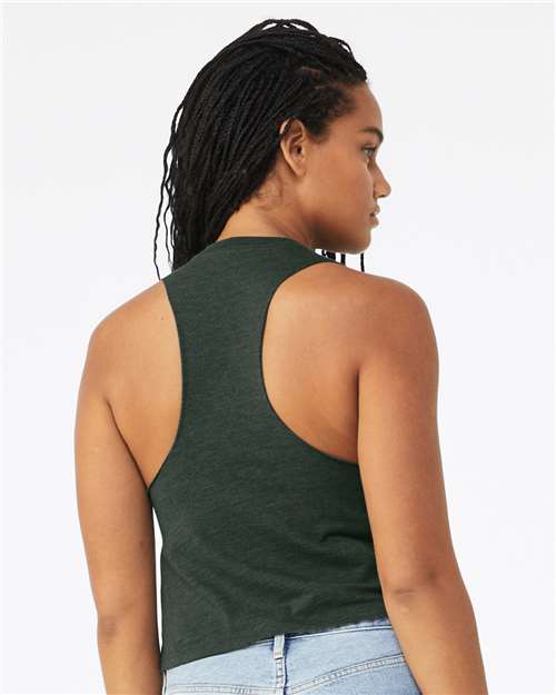 Bella+Canvas Women's Racerback Crop Tank - 6682 image 11