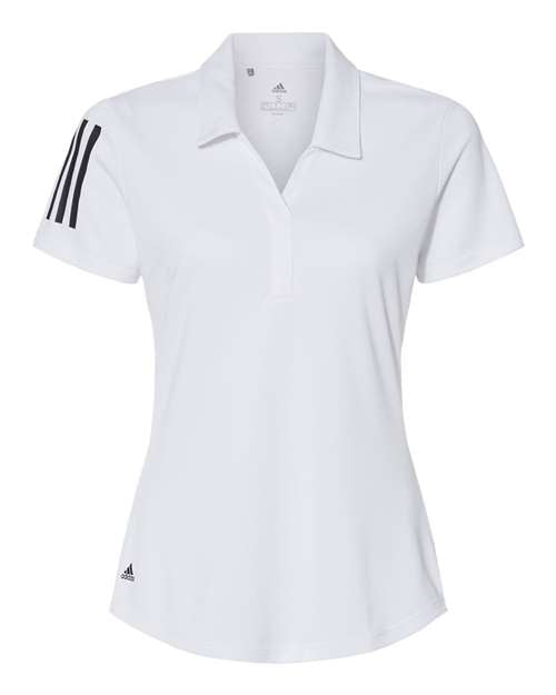 Adidas - Women's Floating 3-Stripes Polo - A481 image 4