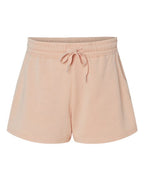 Independent Trading Co. Women’s Lightweight California Wave Wash Fleece Shorts