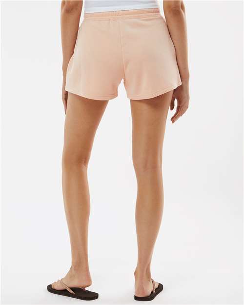Independent Trading Co. Women’s Lightweight California Wave Wash Fleece Shorts