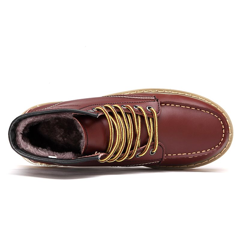 2024 new fashion men's Doc Martens single shoes cotton shoes warm image 8