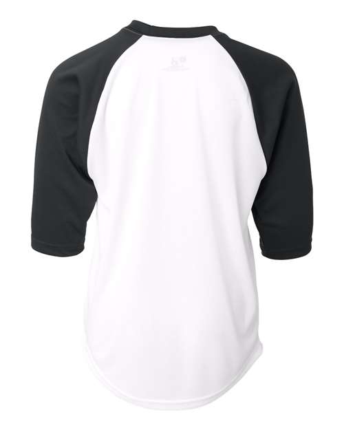 Badger Sport Youth B-Core Three-Quarter Sleeve Baseball T-Shirt - 2133 image 8