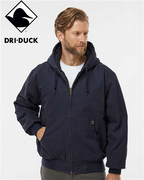 DRI DUCK Cheyenne Boulder Cloth™ Hooded Jacket with Tricot Quilt Lining 5020 image 9