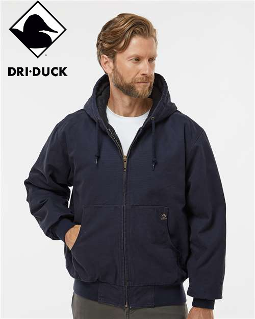 DRI DUCK Cheyenne Boulder Cloth™ Hooded Jacket with Tricot Quilt Lining 5020 image 9