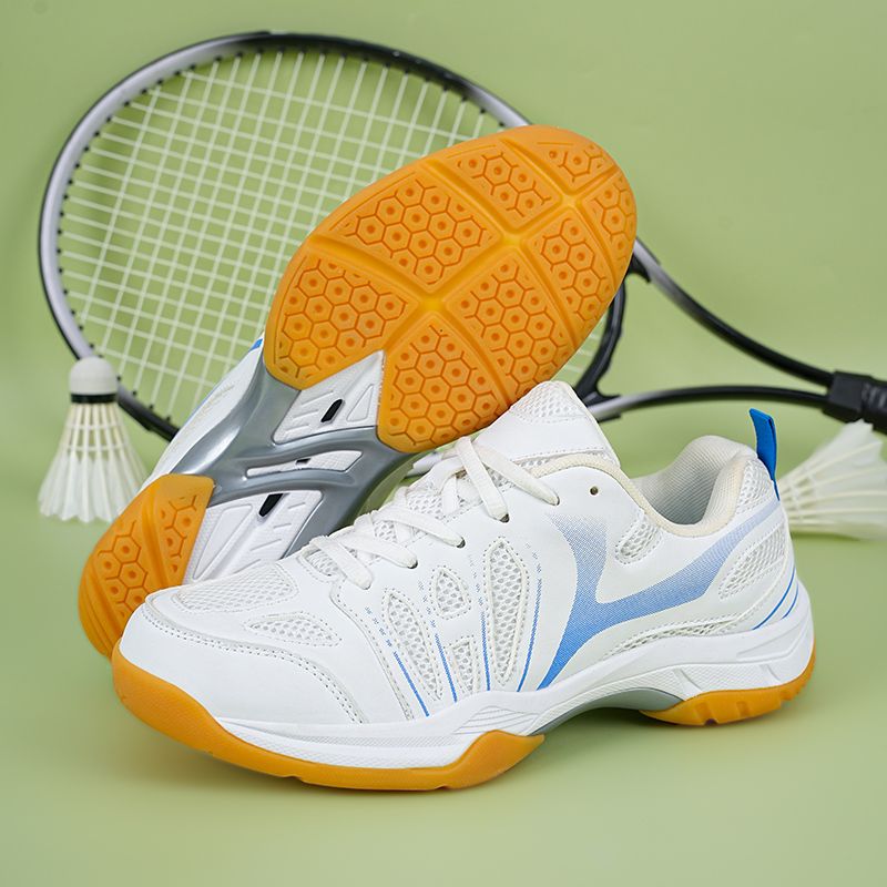 New super light breathable couple badminton shoes Fashion comfortable men's spor image 13