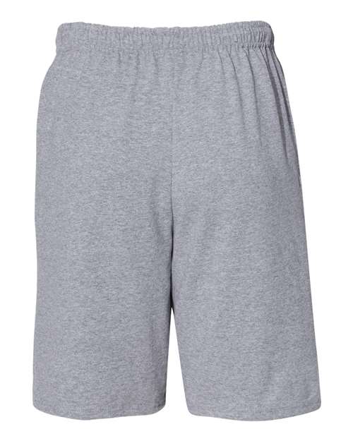 Russell Athletic Cotton Classic Jersey Shorts with Pockets - 25843M image 3
