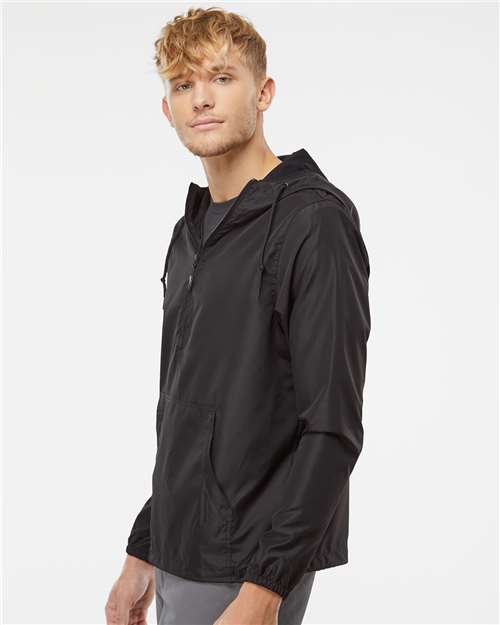 Independent Trading Co. - Lightweight Quarter-Zip Windbreaker Pullover Jacket - image 4