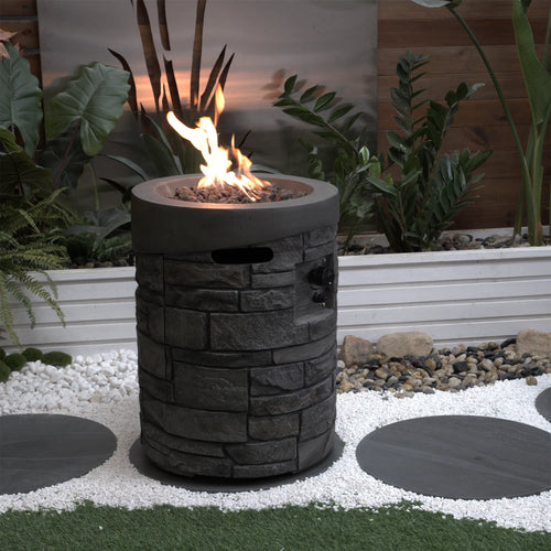 32000 BTU, CSA Certification Diameter 20 Inch Round Outdoor Gas Fire Pit,Contain image 0