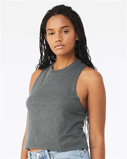 Bella+Canvas Women's Racerback Crop Tank - 6682 image 7