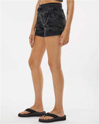 Independent Trading Co. Women’s Lightweight California Wave Wash Sweatshorts image 2