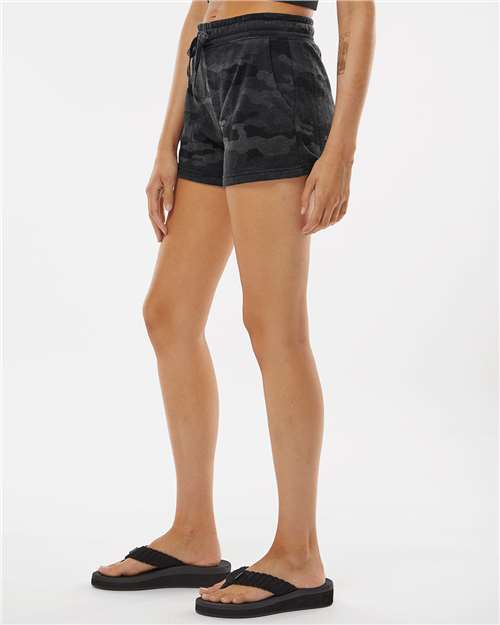 Independent Trading Co. Women’s Lightweight California Wave Wash Sweatshorts image 2
