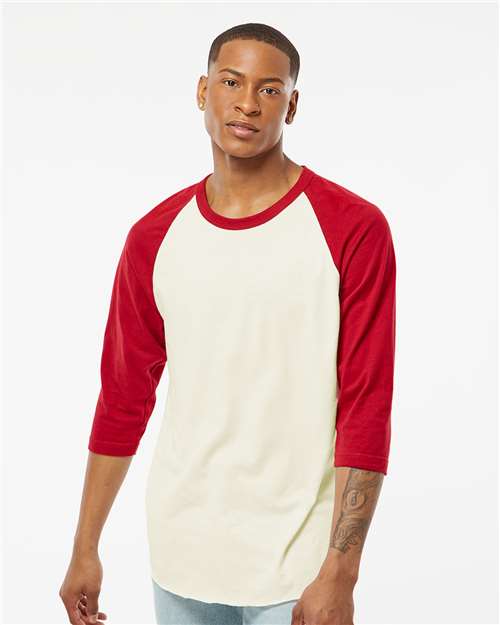 Tultex Unisex Fine Jersey Raglan T-Shirt - 245 image 9