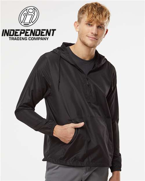 Independent Trading Co. - Lightweight Quarter-Zip Windbreaker Pullover Jacket - image 3