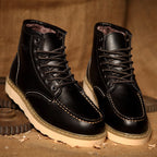 2024 new fashion men's Doc Martens single shoes cotton shoes warm image 2