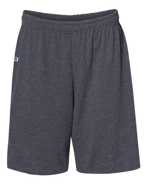 Russell Athletic Cotton Classic Jersey Shorts with Pockets - 25843M image 7