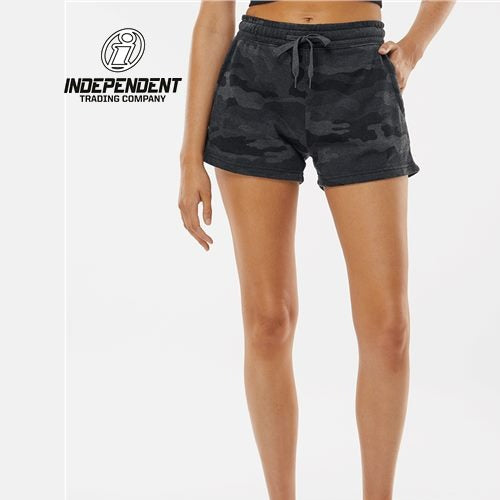 Independent Trading Co. Women’s Lightweight California Wave Wash Sweatshorts image 0