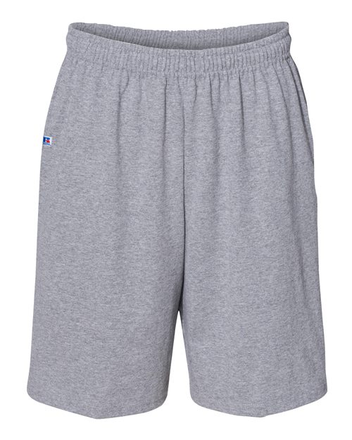 Russell Athletic Cotton Classic Jersey Shorts with Pockets - 25843M image 1