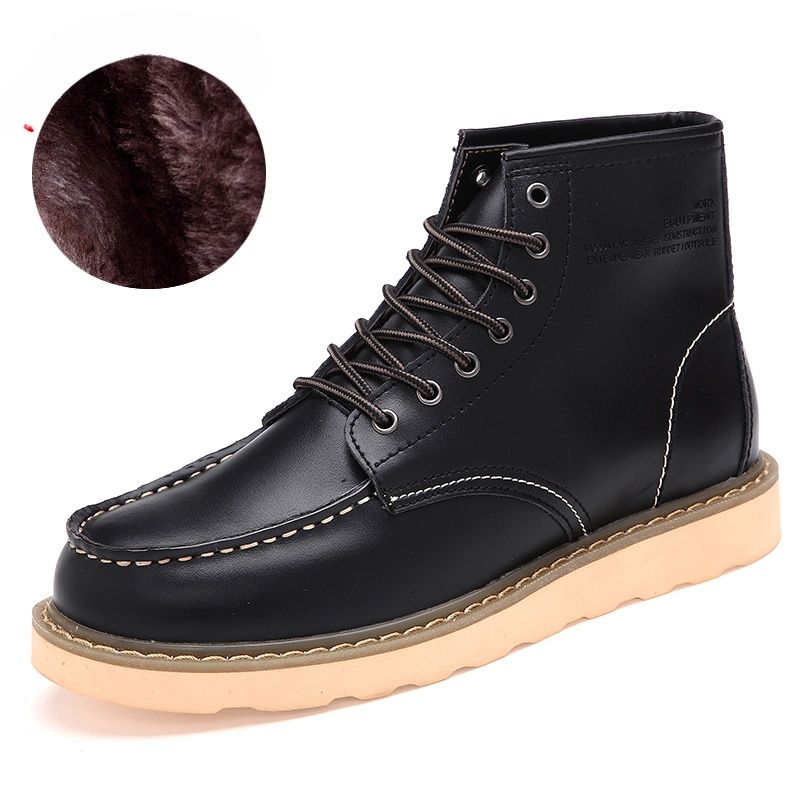 2024 new fashion men's Doc Martens single shoes cotton shoes warm image 49