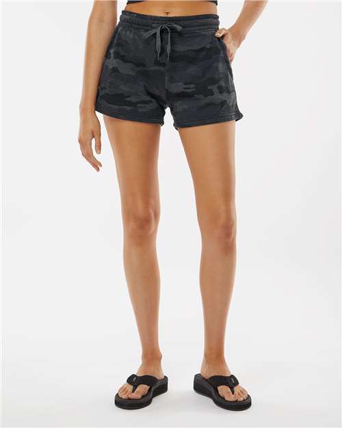 Independent Trading Co. Women’s Lightweight California Wave Wash Sweatshorts image 1