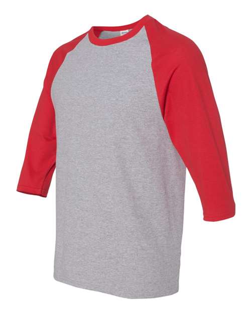 Gildan Unisex Heavy Cotton™ Raglan Three-Quarter Sleeve T-Shirt - 5700 image 1