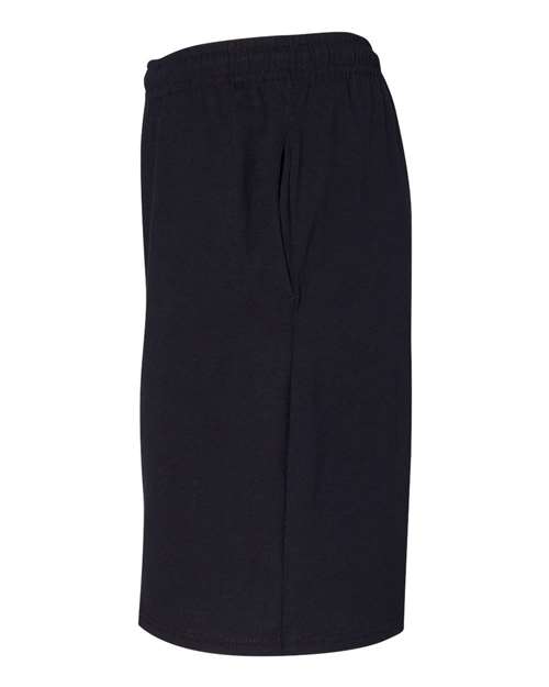 Russell Athletic Cotton Classic Jersey Shorts with Pockets - 25843M image 11
