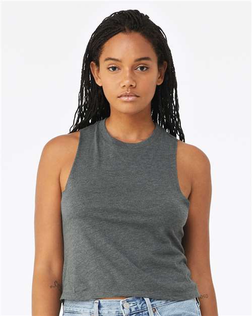 Bella+Canvas Women's Racerback Crop Tank - 6682 image 6