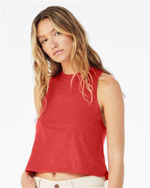 Bella+Canvas Women's Racerback Crop Tank - 6682 image 1