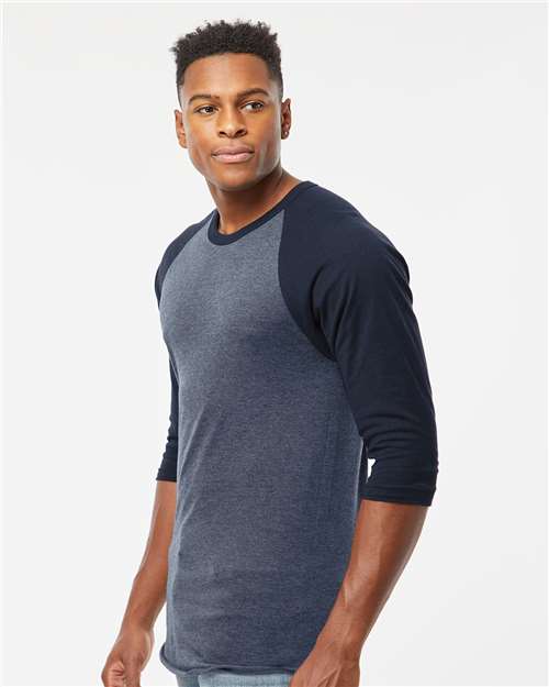 Tultex Unisex Fine Jersey Raglan T-Shirt - 245 image 1
