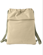 Authentic Pigment 14oz. Pigment-Dyed Canvas Cinch Sack - 1901 image 1