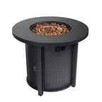 30inch Propane Round Fire Table 40000BTU Propane Fire Pit Table image 3