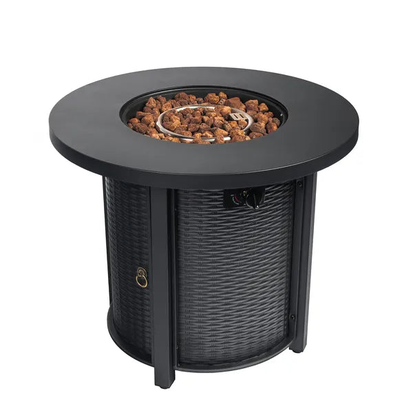 30inch Propane Round Fire Table 40000BTU Propane Fire Pit Table image 3