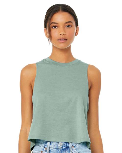 Bella+Canvas Women's Racerback Crop Tank - 6682 image 3
