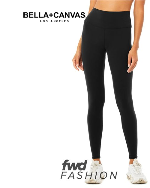 BELLA + CANVAS FWD Fashion Women's High Waist Fitness Leggings 0813 image 0