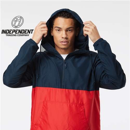 Independent Trading Co. - Lightweight Quarter-Zip Windbreaker Pullover Jacket - image 0