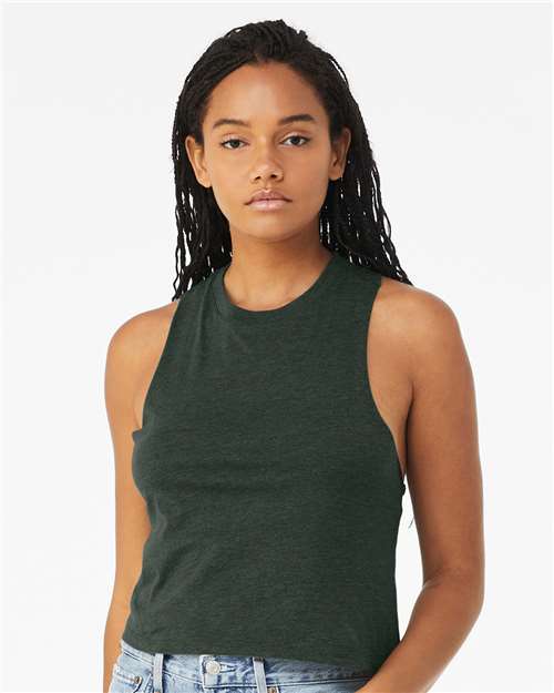 Bella+Canvas Women's Racerback Crop Tank - 6682 image 9