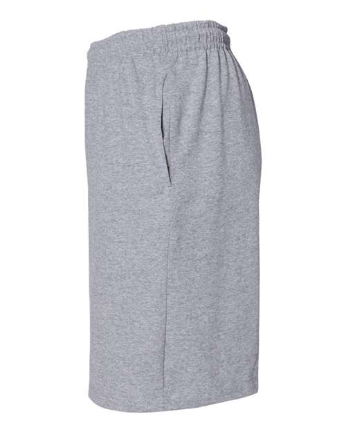 Russell Athletic Cotton Classic Jersey Shorts with Pockets - 25843M image 2