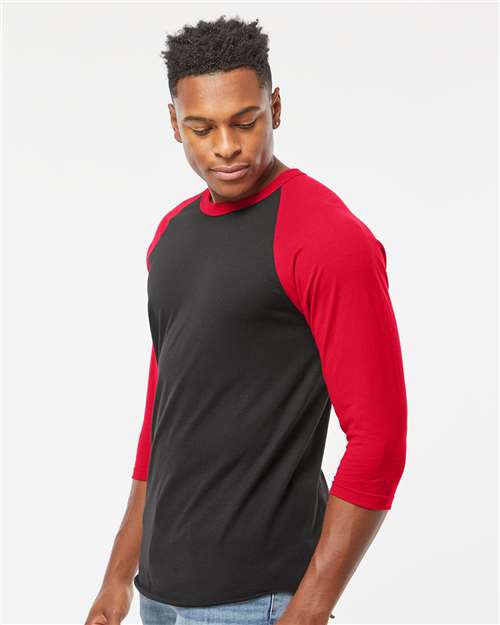 Tultex Unisex Fine Jersey Raglan T-Shirt - 245 image 13