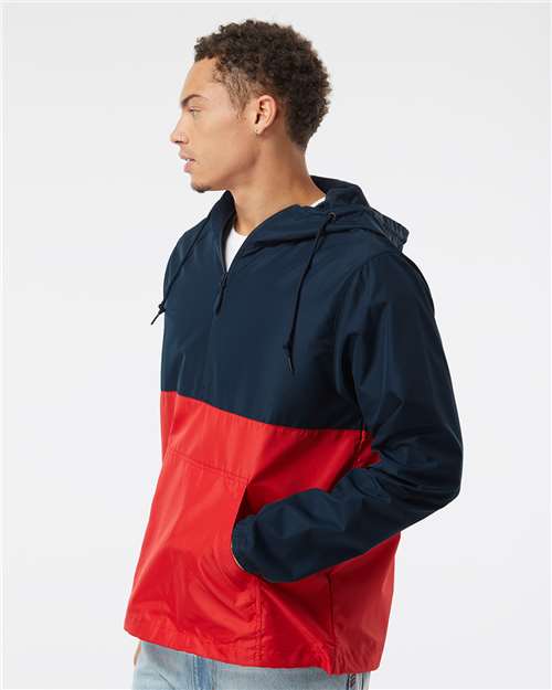 Independent Trading Co. - Lightweight Quarter-Zip Windbreaker Pullover Jacket - image 1