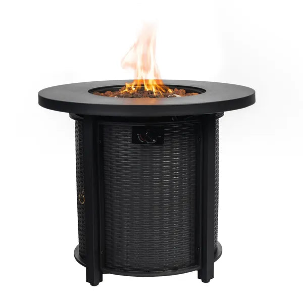30inch Propane Round Fire Table 40000BTU Propane Fire Pit Table image 1