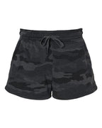 Independent Trading Co. Women’s Lightweight California Wave Wash Sweatshorts image 4