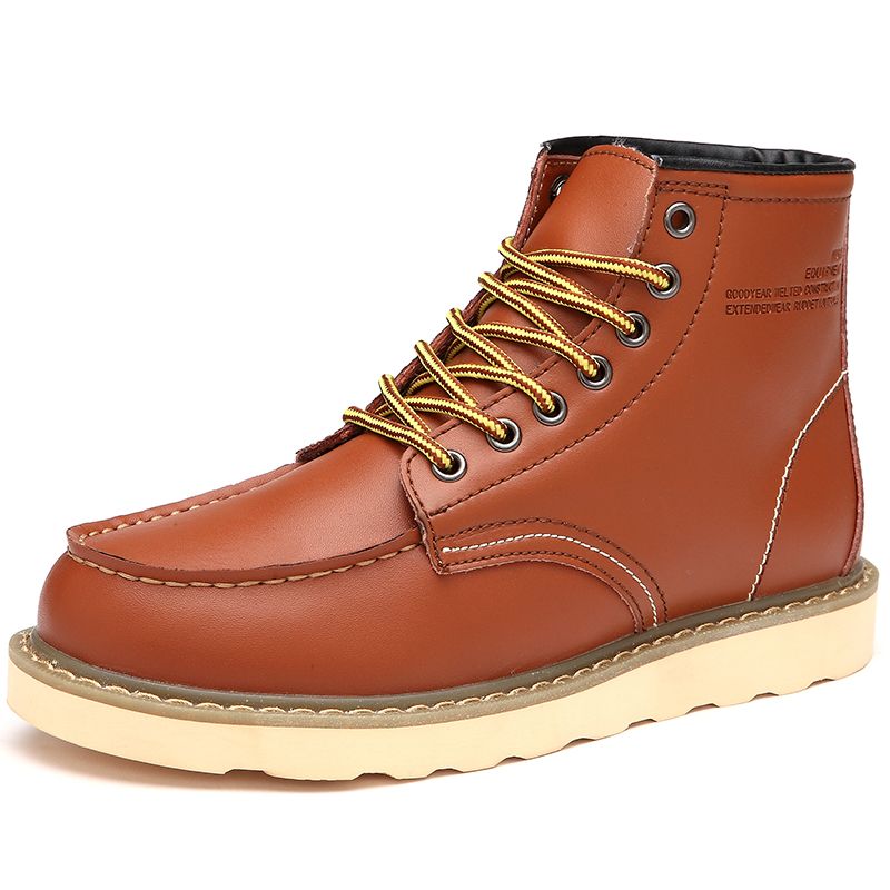 2024 new fashion men's Doc Martens single shoes cotton shoes warm image 0