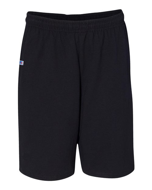 Russell Athletic Cotton Classic Jersey Shorts with Pockets - 25843M image 10