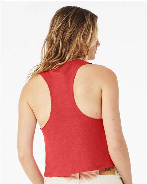 Bella+Canvas Women's Racerback Crop Tank - 6682 image 2