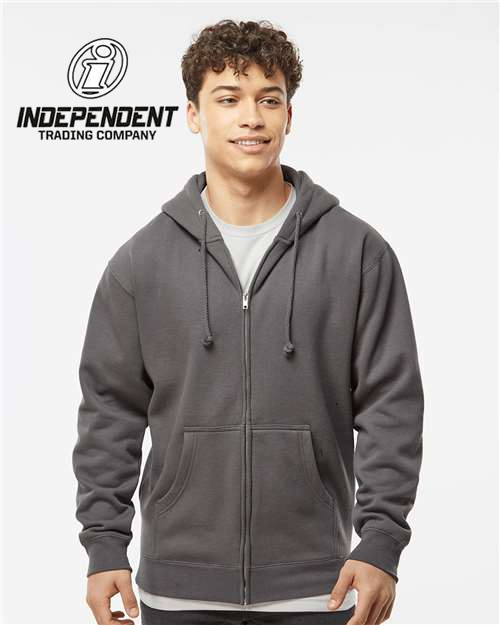 Independent Trading Co. Heavyweight Full-Zip Hooded Sweatshirt IND4000Z image 3
