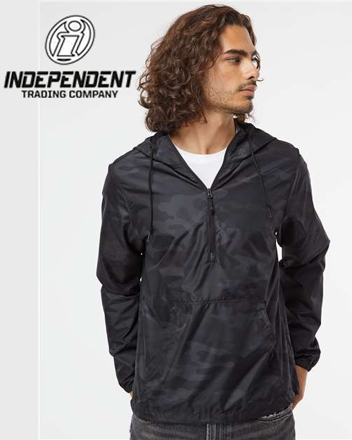 Independent Trading Co. - Lightweight Quarter-Zip Windbreaker Pullover Jacket - image 12