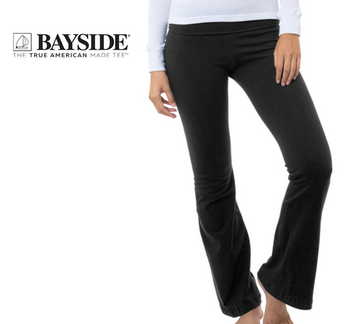 Bayside Women's USA-Made Yoga Pants - 9050 image 0