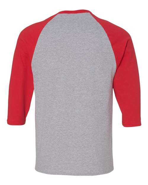 Gildan Unisex Heavy Cotton™ Raglan Three-Quarter Sleeve T-Shirt - 5700 image 2